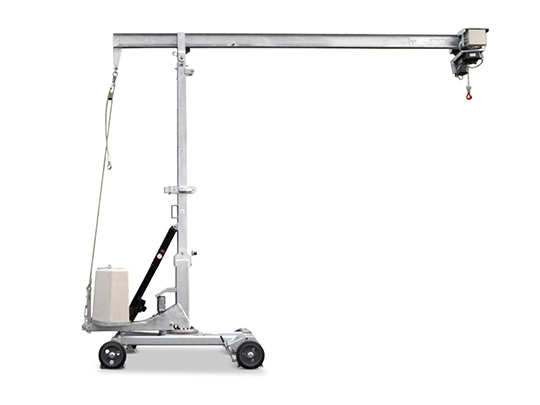 Mauerkran MK300 Seitenprofil